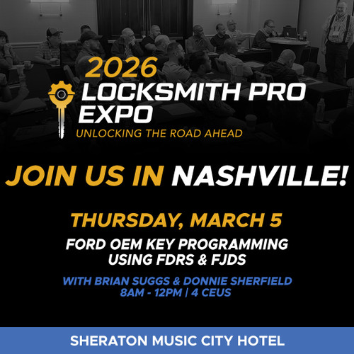 Ford OEM Key Programming - Using FDRS & FJDS with Brian Suggs & Donnie Sherfield