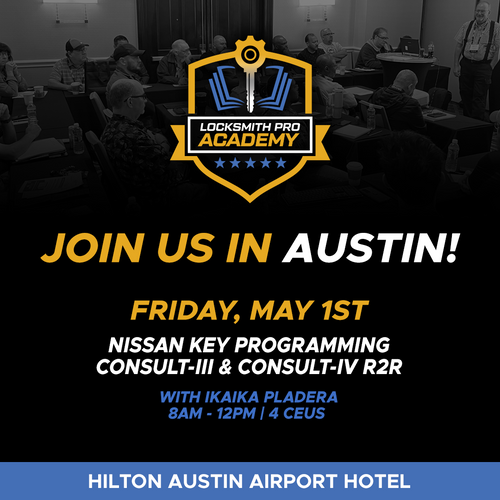 Nissan Key Programming - Consult-III & Consult-IV R2R - Austin, TX