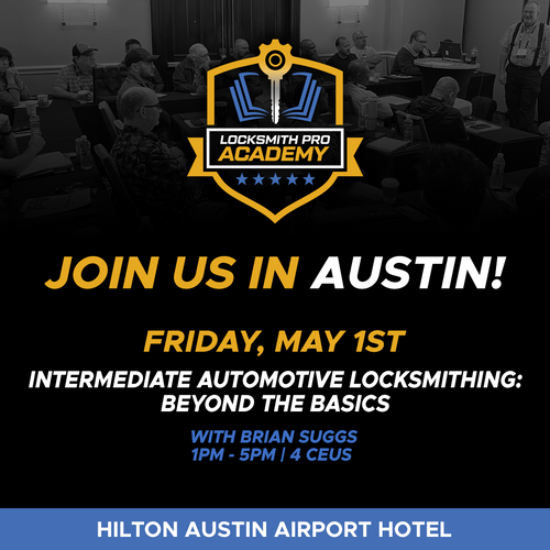 Intermediate Automotive Locksmithing: Beyond the Basics - Austin, TX