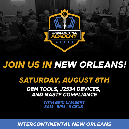 OEM Tools, J2534 Devices, and NASTF Compliance - New Orleans, LA