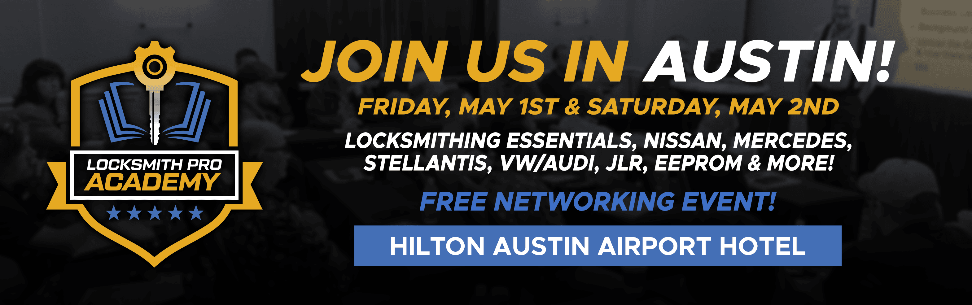 Locksmith Pro Academy May Training