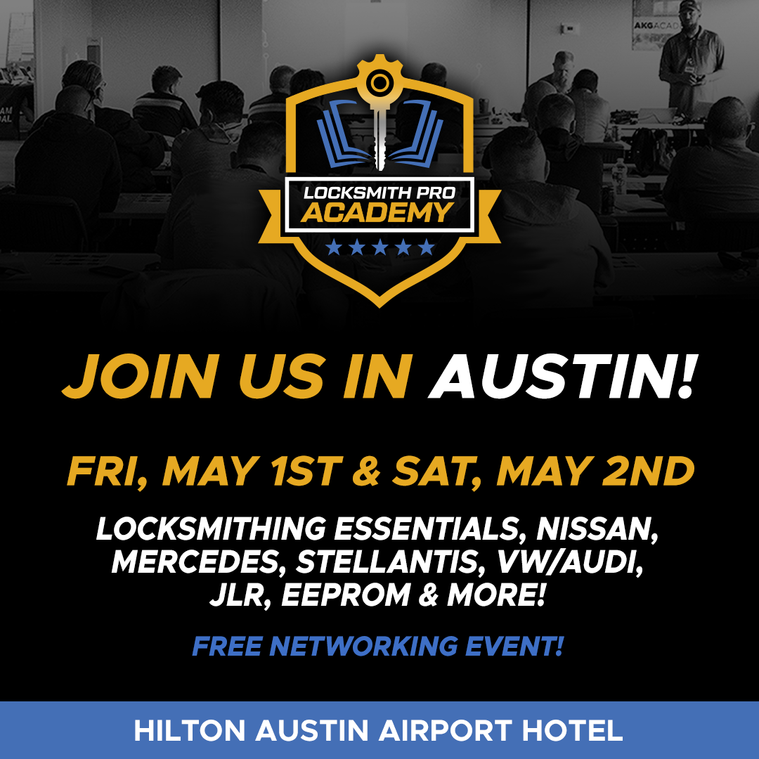 Locksmith Pro Academy May Training