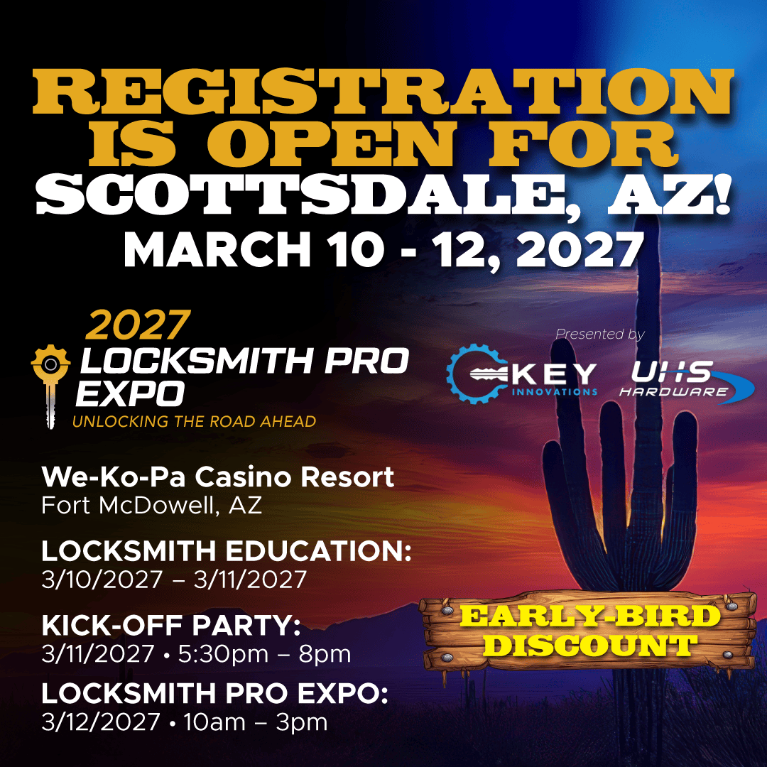 Locksmith Pro Expo 2027 Save the Date