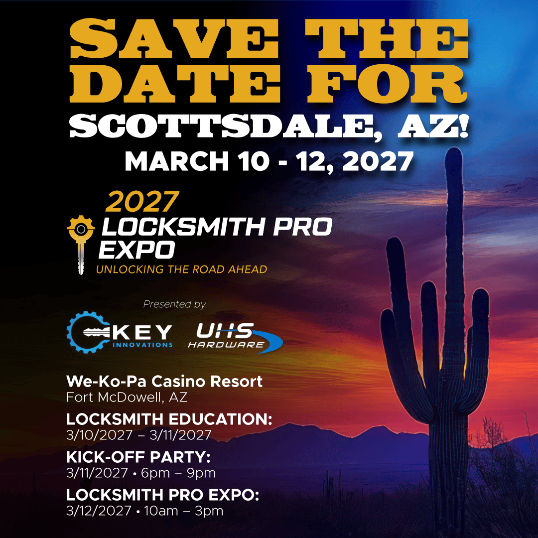 Locksmith Pro Expo 2027 Save the Date