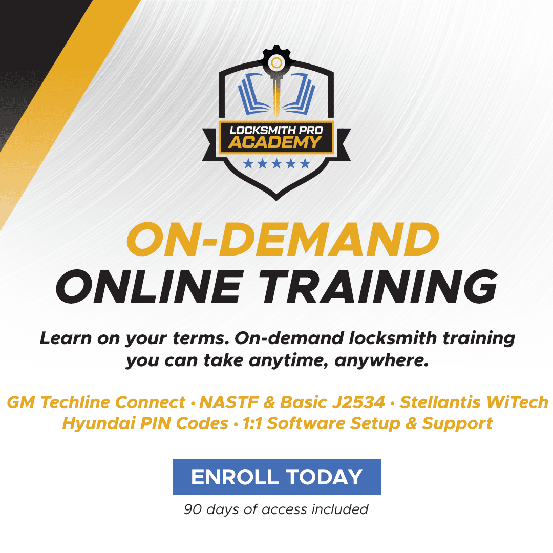 Locksmith Pro Expo Online Training