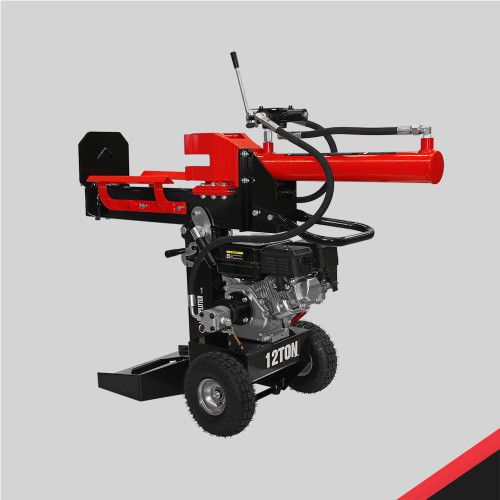 BBT 12/20 Ton Vertical/horizontal Hydraulic petrol Wood Log splitter with 6.5hp BBT pull start engine - 2yrw