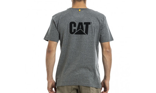 CAT Trademark Tee - Dark Heather Grey