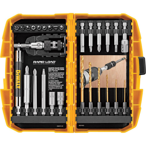 DEWALT RAPID LOAD® 30 Piece Drill Drive Screwdriving Set with Tough Case