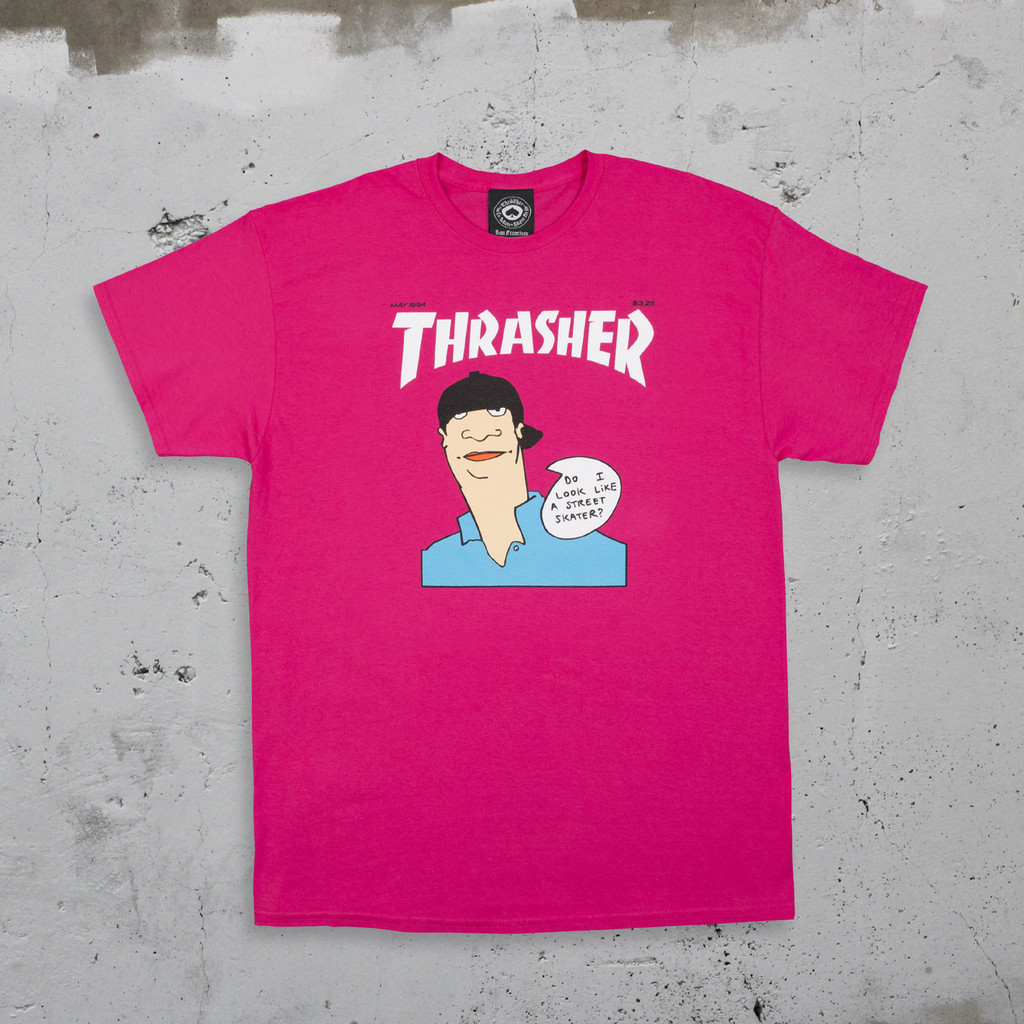 Thrasher Magazine Gonz Cover T-Shirt ONLY SMALL LEFT (Pink)