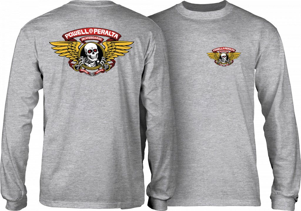Powell Peralta Old School Winged Ripper Long Sleeve Shirt