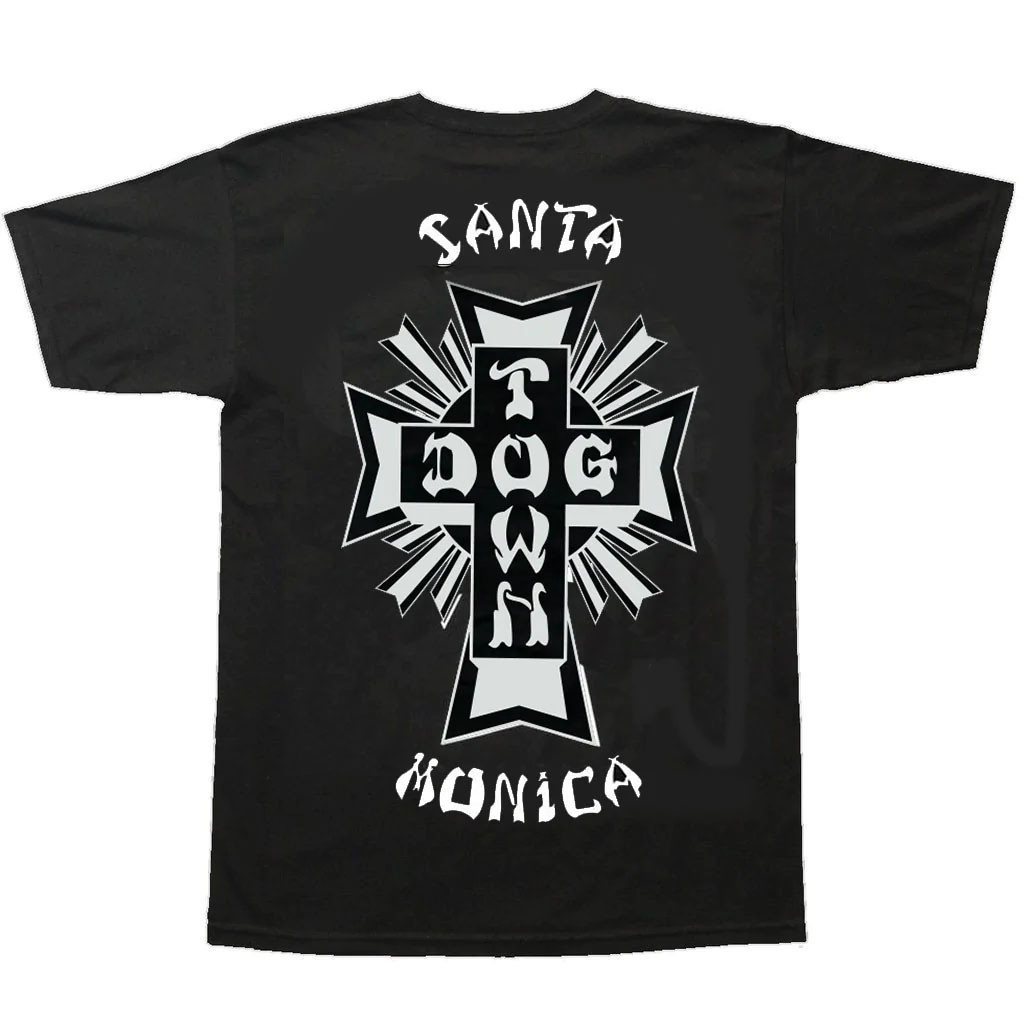 Dogtown Logo Cross x Santa Monica T-Shirt (Available in 2 Colors)