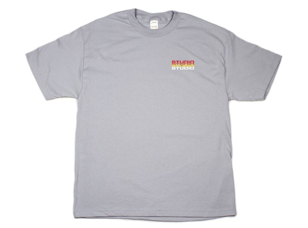 Studio Skateboards Fade T-Shirt (Silver Grey)