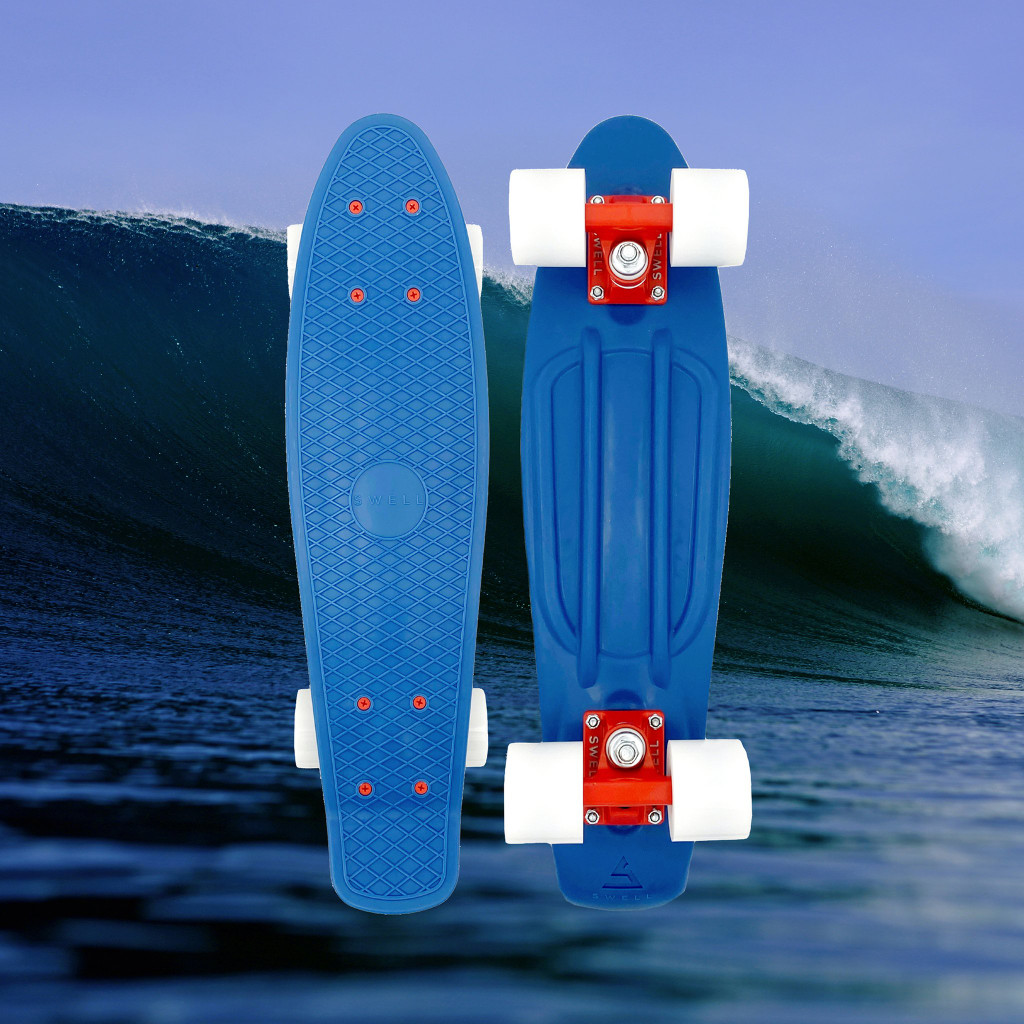 Swell Oceans 22" Complete Skateboard (Blue)