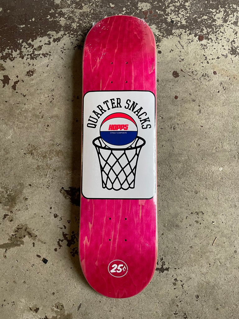 Hopps Skateboards x Quartersnacks Skateboard Deck