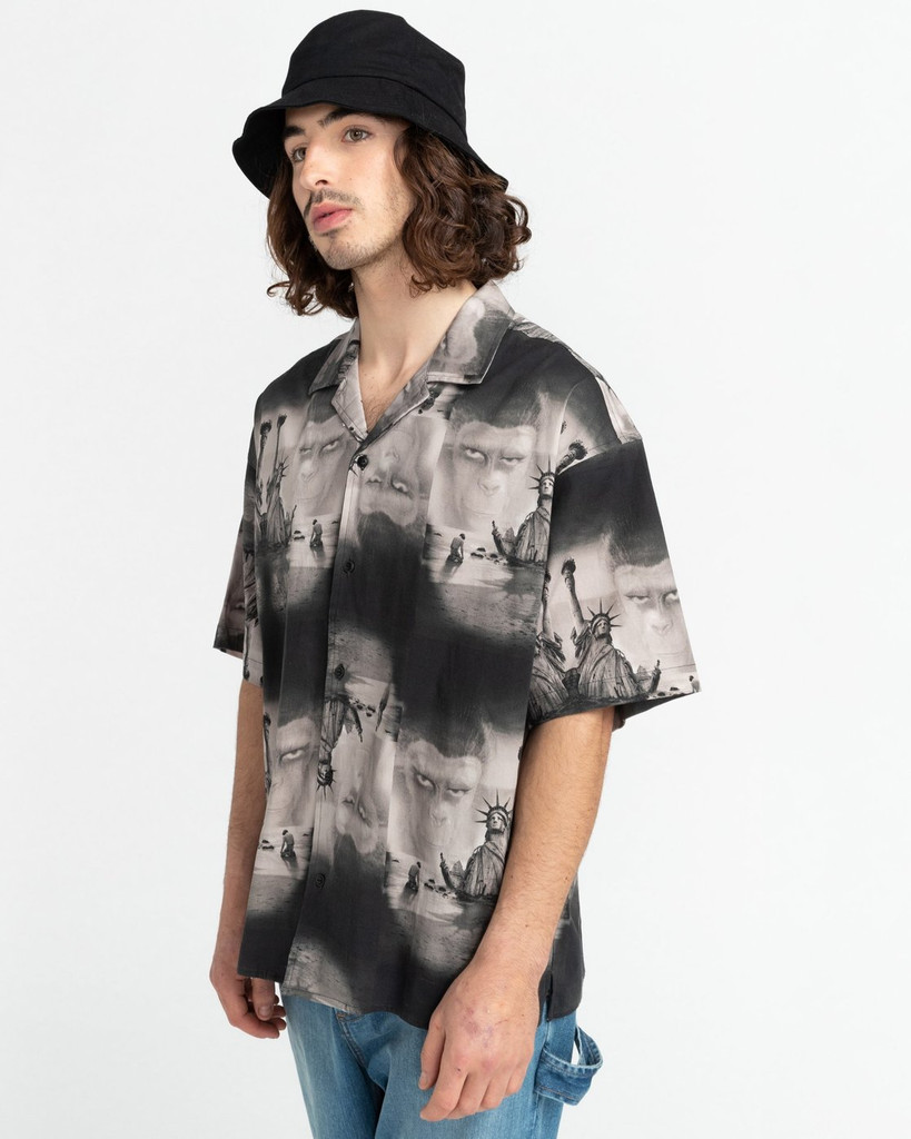 Element x Planet of the Apes Paradise Button Down T-Shirt 