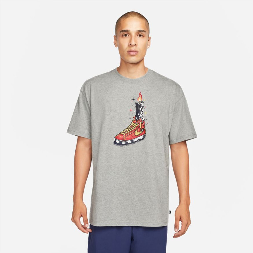 Nike SB Light Up T-Shirt (Heather Grey)