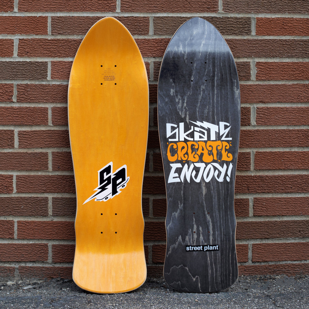 Street Plant Skate, Create & Enjoy Street Axe Deck 9.5"