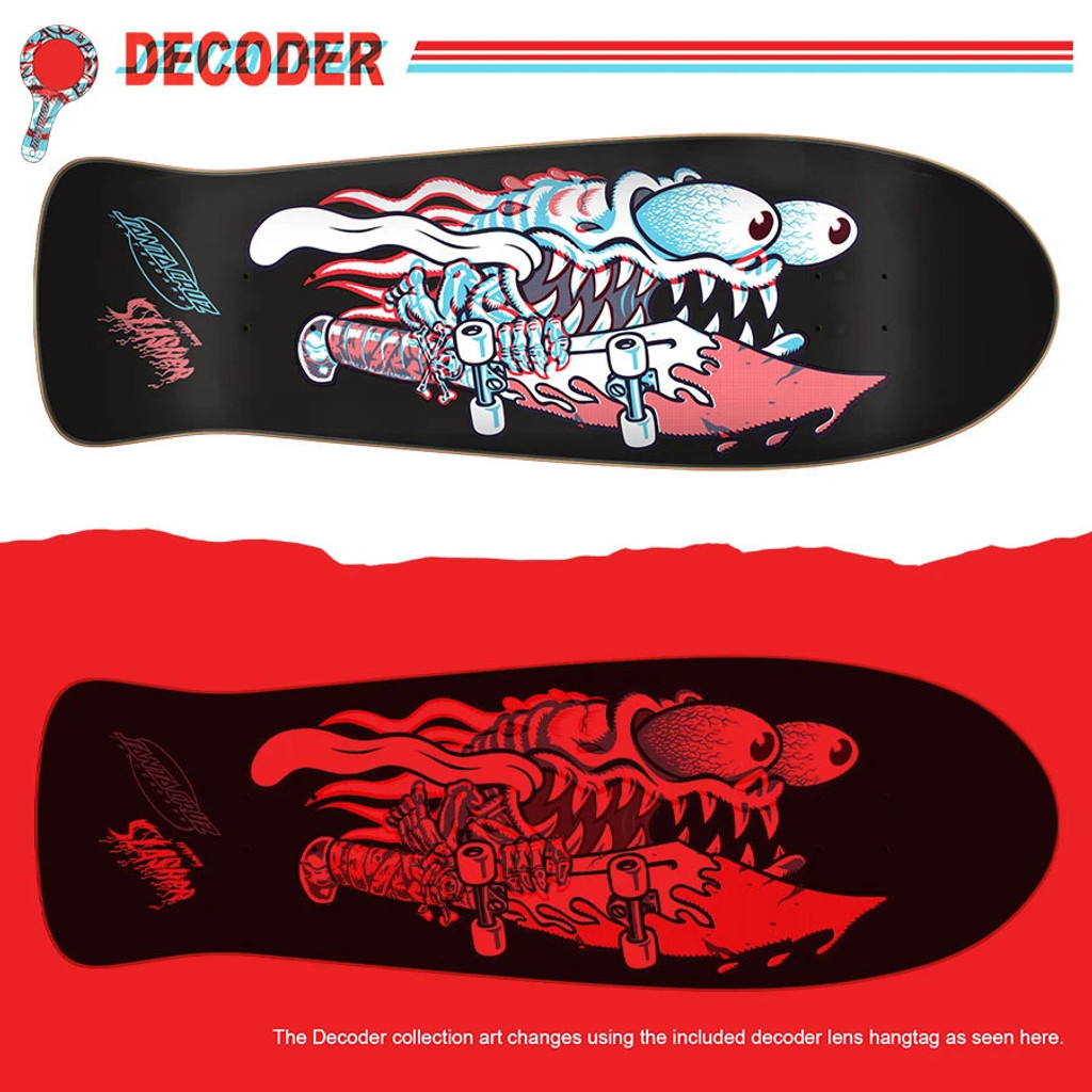 Santa Cruz Old School Meek Slasher Decoder Reissue Deck 10.1" x 31.13"