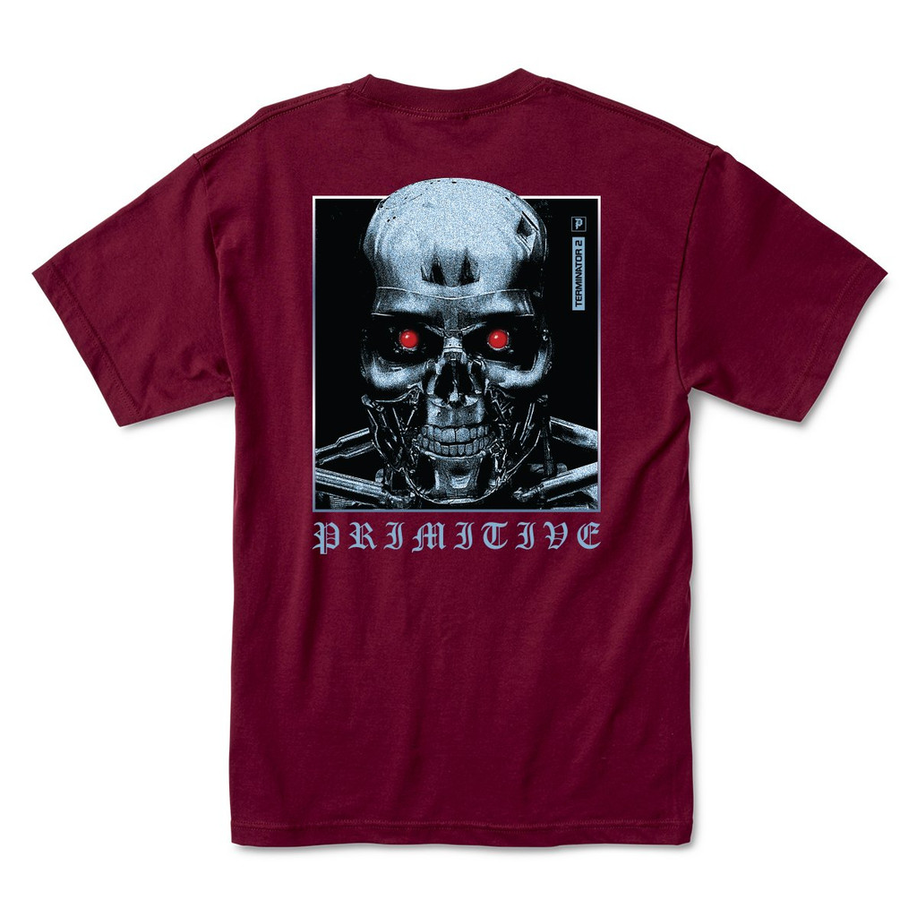 Primitive x Terminator 2 Machine T-Shirt (Burgundy)