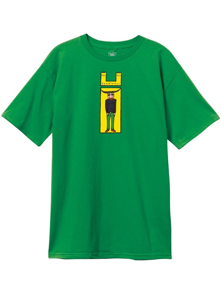 New Deal Templeton Bull Man T-Shirt (Kelly Green)