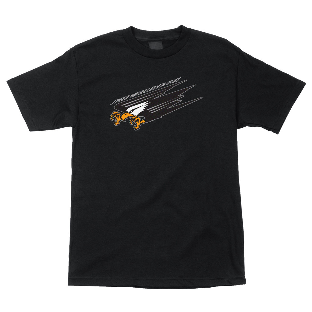 Santa Cruz Speed Wheels Eagle T-Shirt (Black)