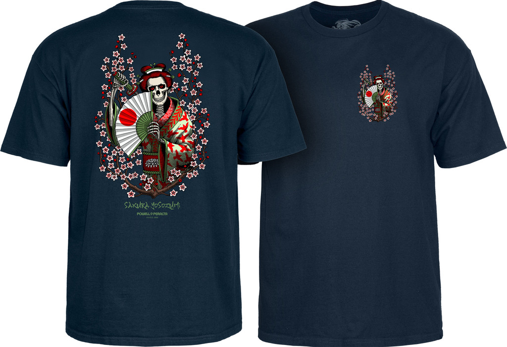 Powell Peralta Sakura Yosozumi Samurai T-Shirt (Available in 2 Colors)