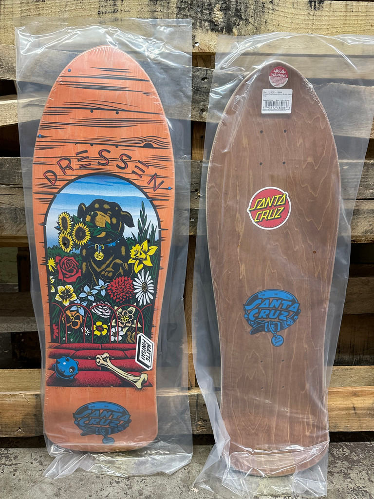 Santa Cruz Old School Dressen Pup Reissue Deck (Orange)