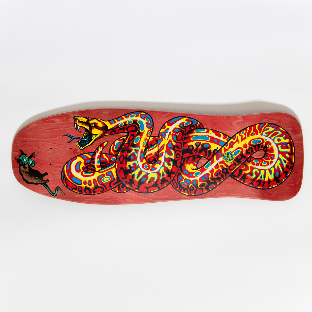 Santa Cruz Old School Kendall Snake Old School Reissue Deck (Red)