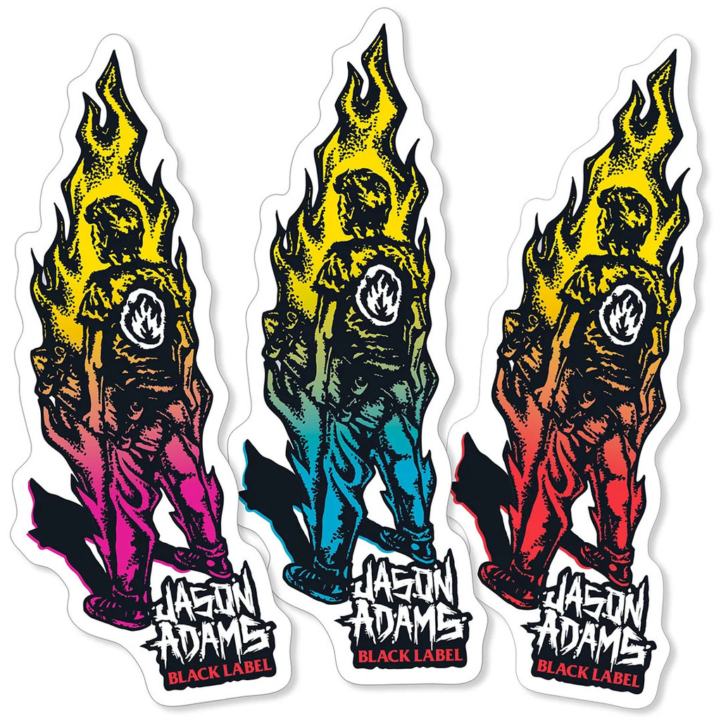 Black Label Jason Adams Suffer Sticker (Assorted Colors)