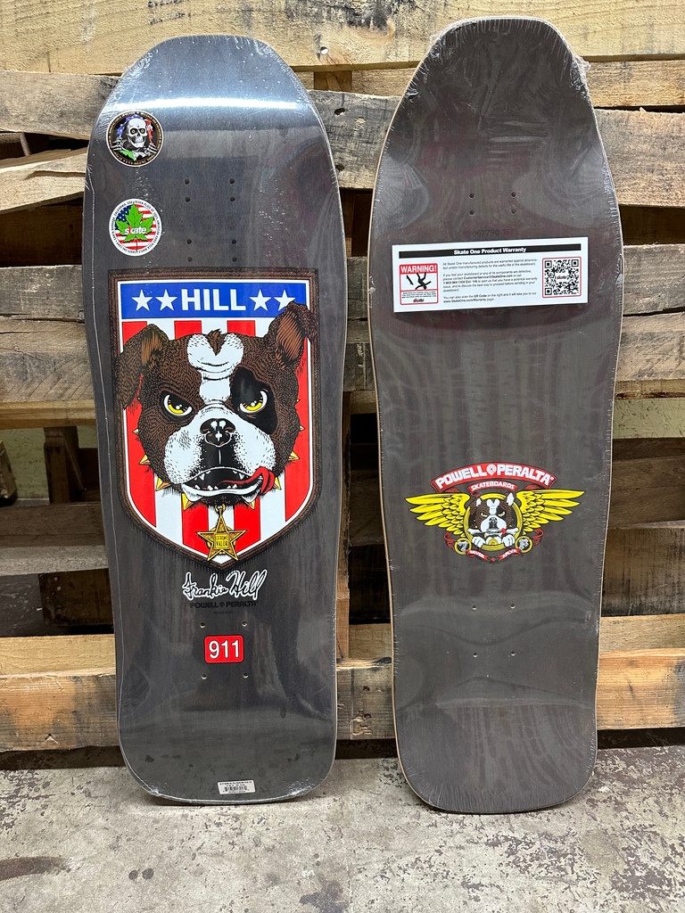 Powell Peralta Frankie Hill Bulldog Re-Issue Deck (Gray Stain)