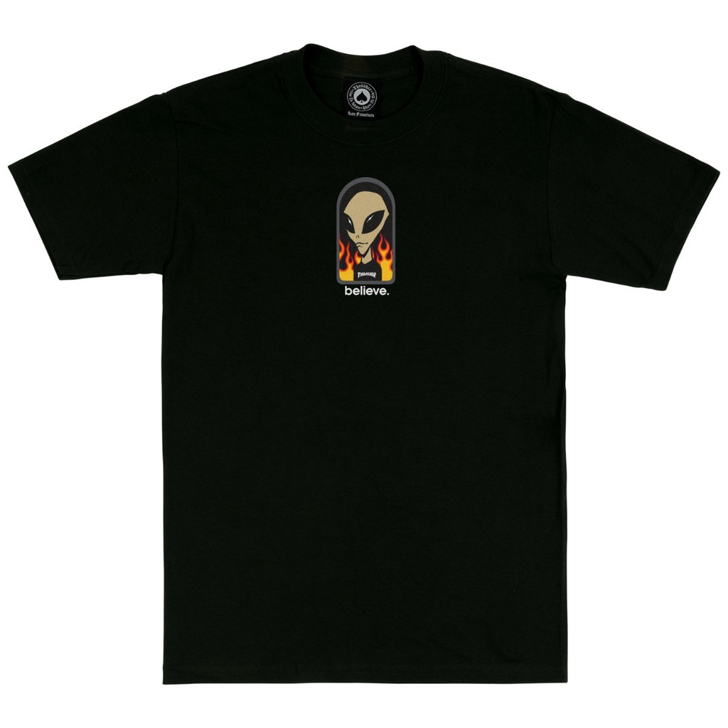 Thrasher Magazine x AWS Believe T-Shirt (Black)