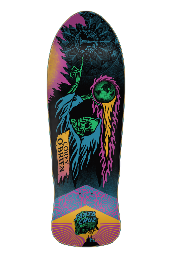 Santa Cruz O'Brien Old School Reaper by Shepard Fairey Reissue Deck