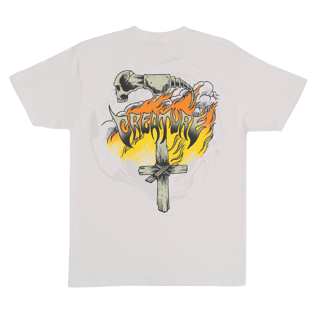 Creature Hammer Tripz T-Shirt (Vintage White)