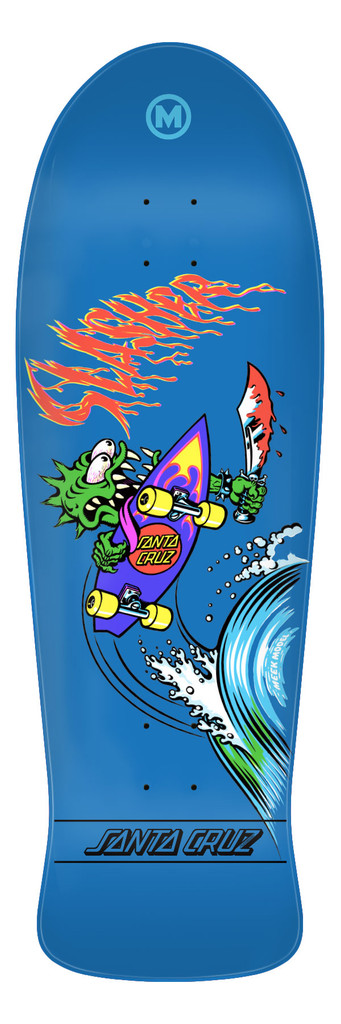 Santa Cruz Meek OG Slasher Reissue Deck (Blue Dip)