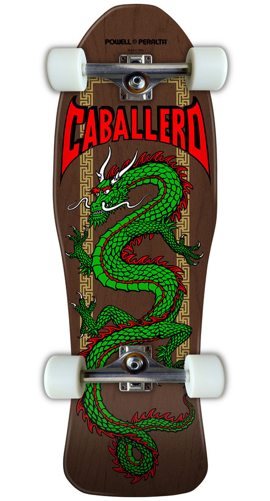 Powell Peralta Caballero Chinese Dragon Reissue Complete 10" x 30" (Brown Stain)
