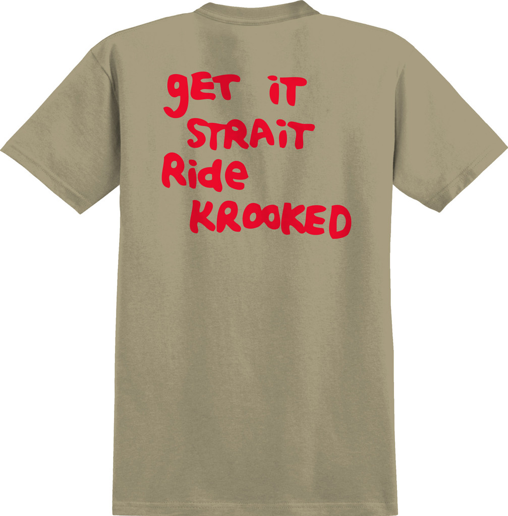 Krooked Strait Eyes T-Shirt (Sand)