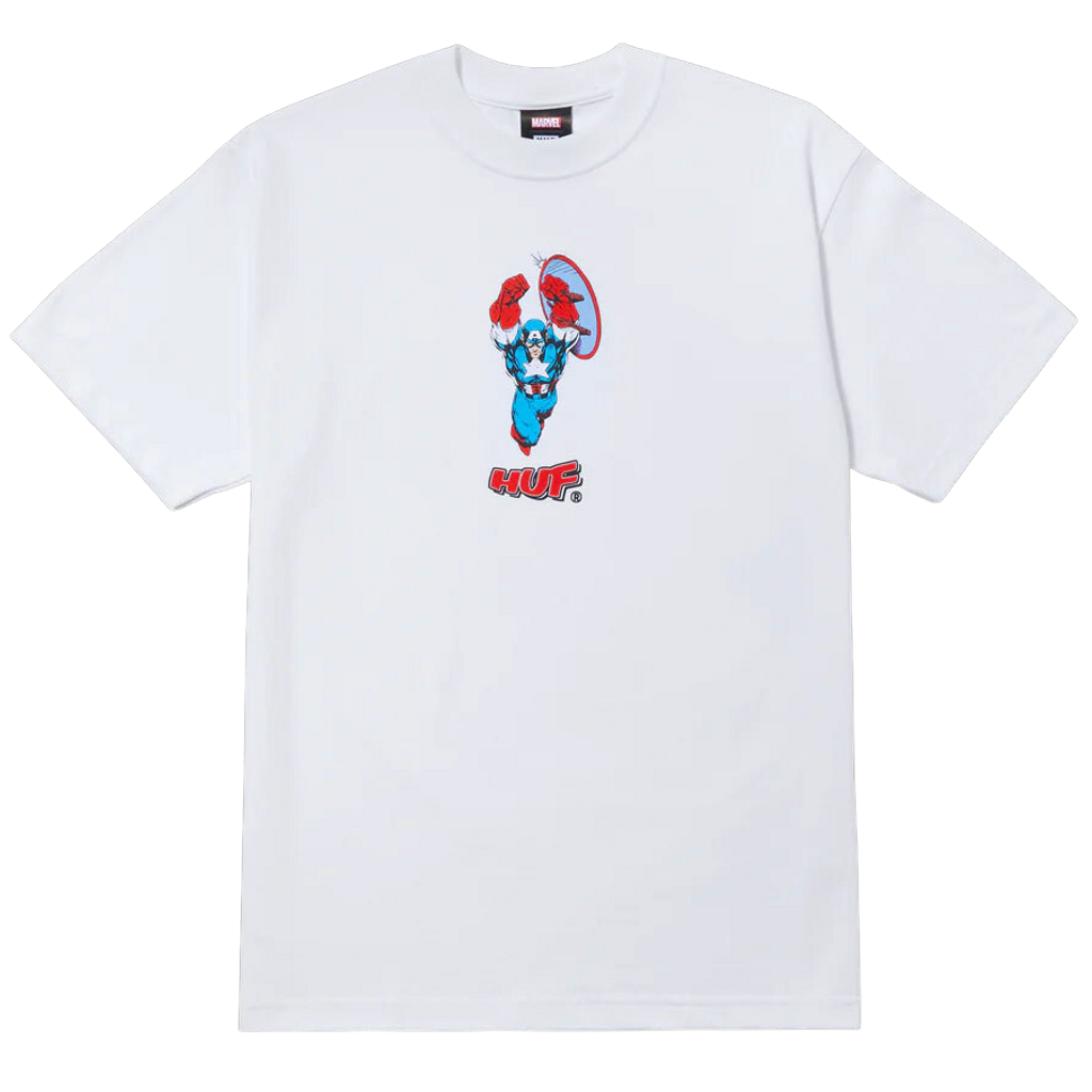 HUF X Avengers Cap No Cap T-Shirt (White)