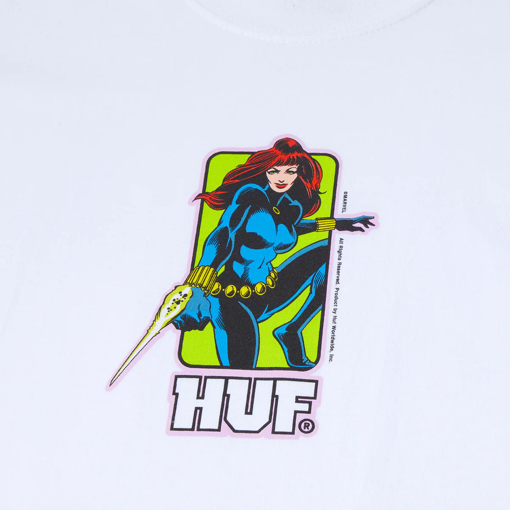 HUF X Avengers Black Widow T-Shirt (White)