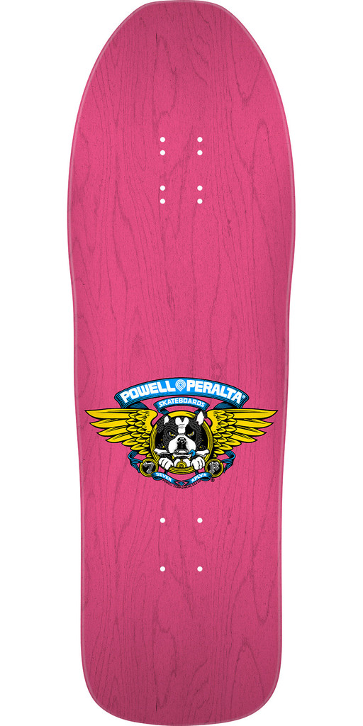 Powell Peralta Frankie Hill Bulldog Reissue Deck 10" x 31.5" Pink Stain