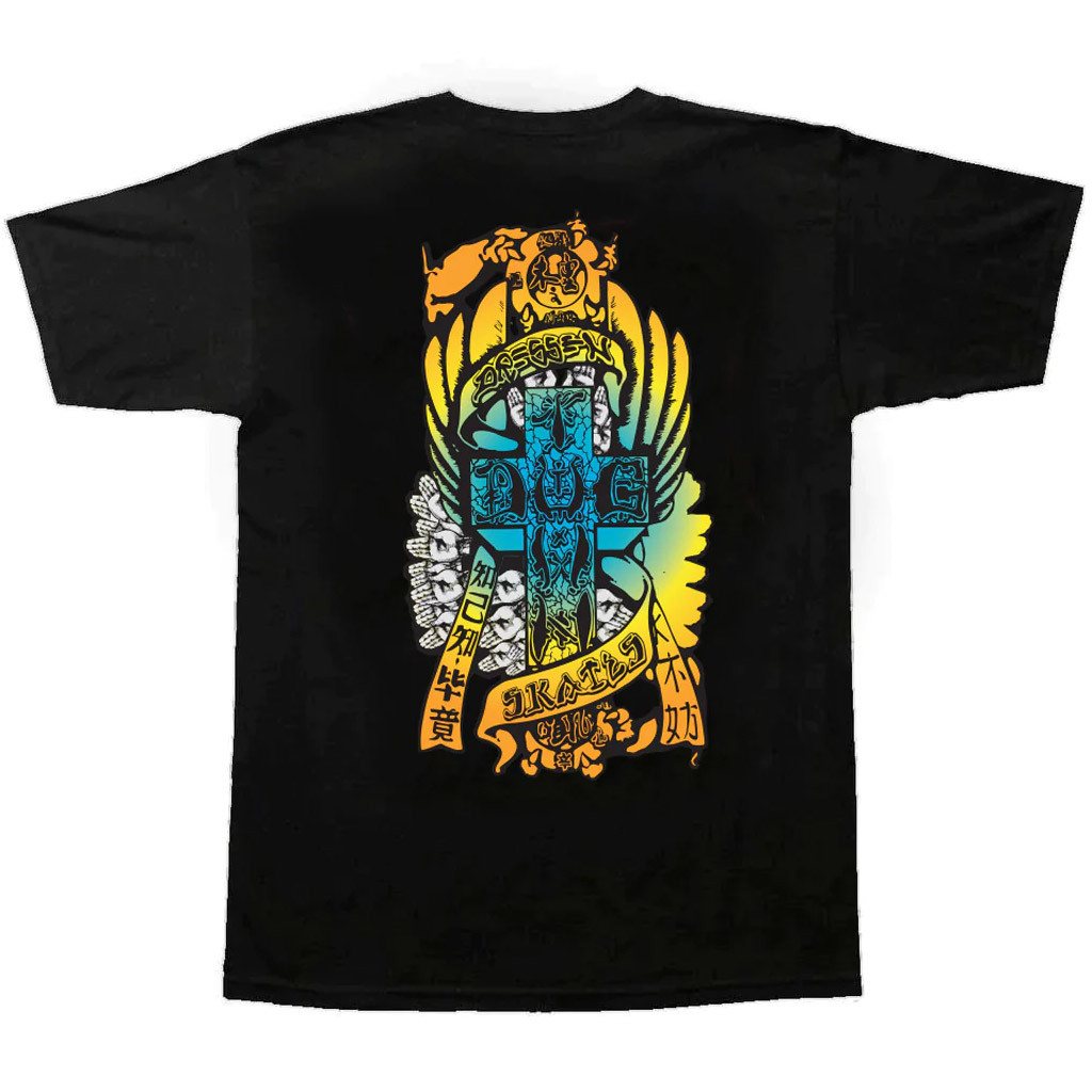 Dogtown Eric Dressen Hands 80's Fade T-Shirt (Black)