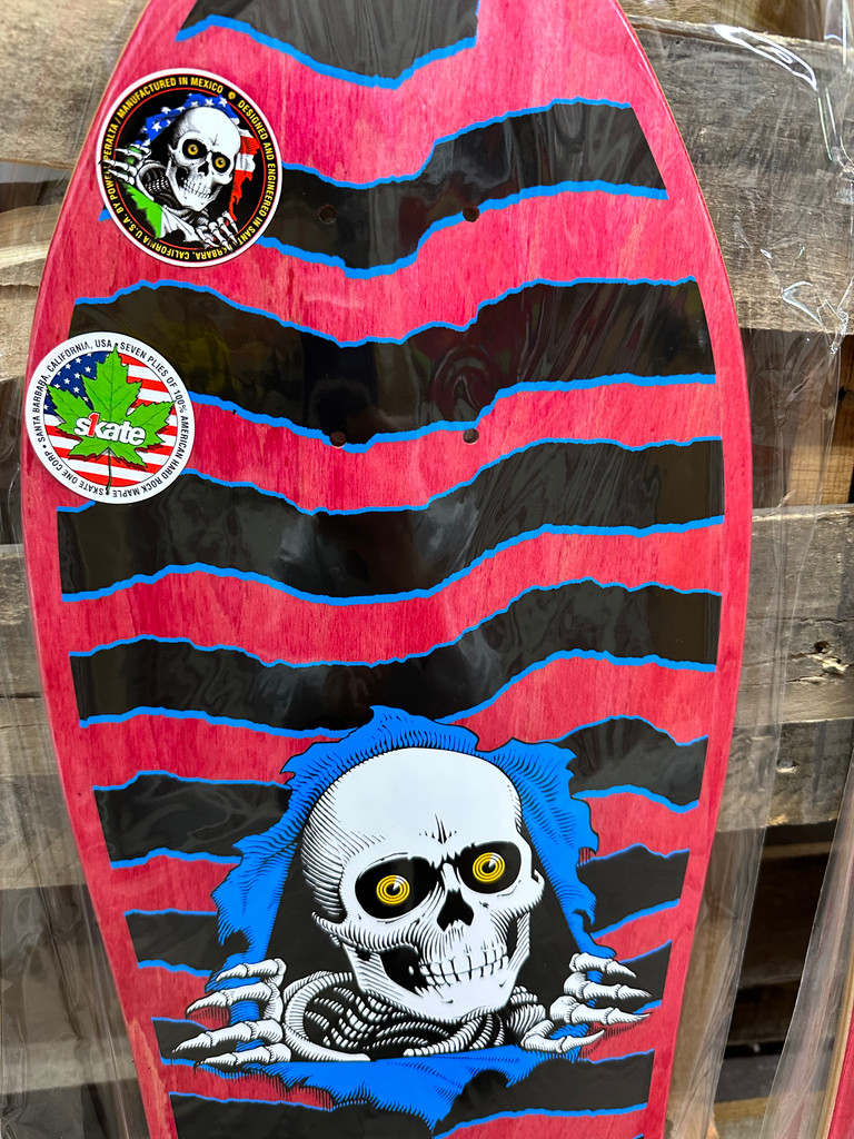 Powell Peralta GeeGah Ripper Reissue Deck Red Stain
