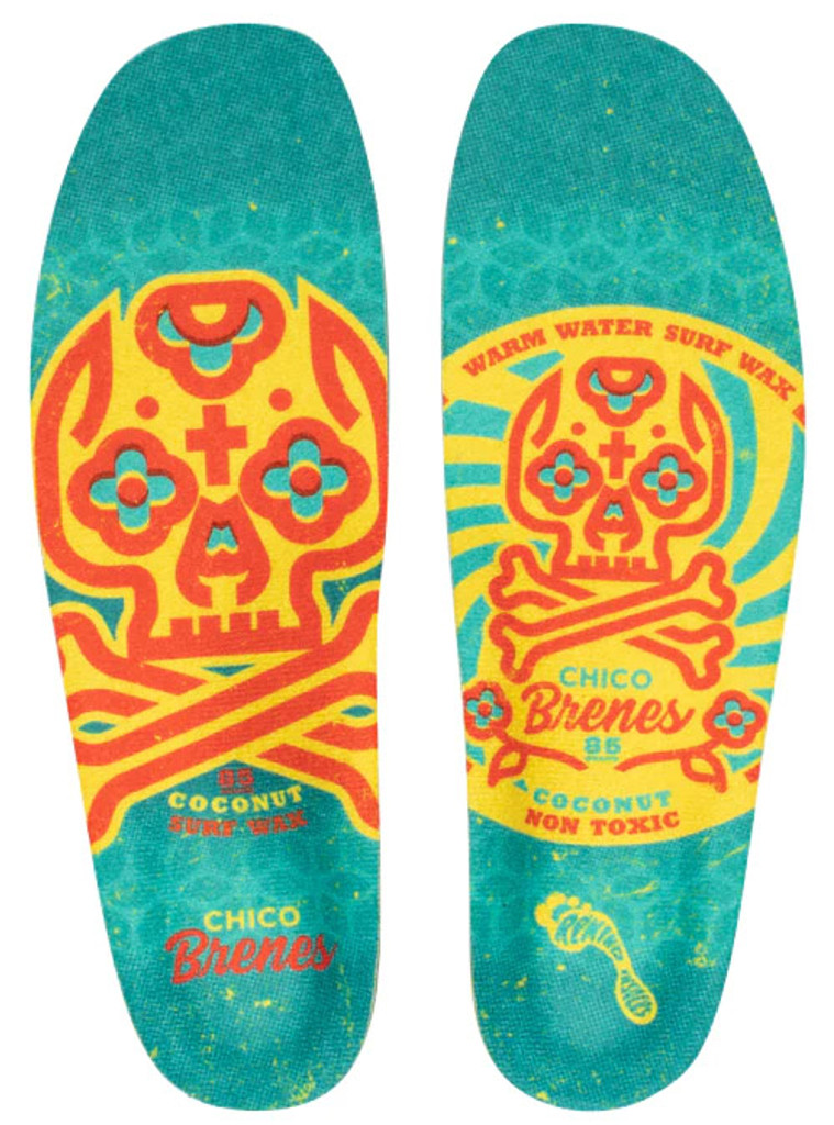 Remind Insoles CUSH IMPACT 6MM Mid-High Arch | Chico Brenes Skull Wax Insoles