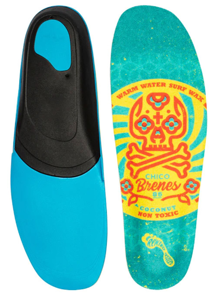 Remind Insoles CUSH IMPACT 6MM Mid-High Arch | Chico Brenes Skull Wax Insoles