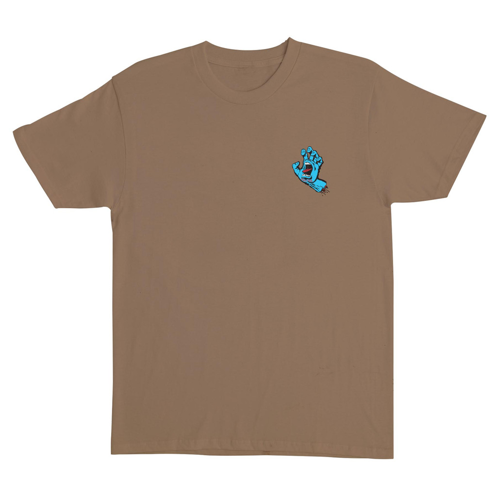 Santa Cruz Screaming Hand T-Shirt (Woodland Brown)