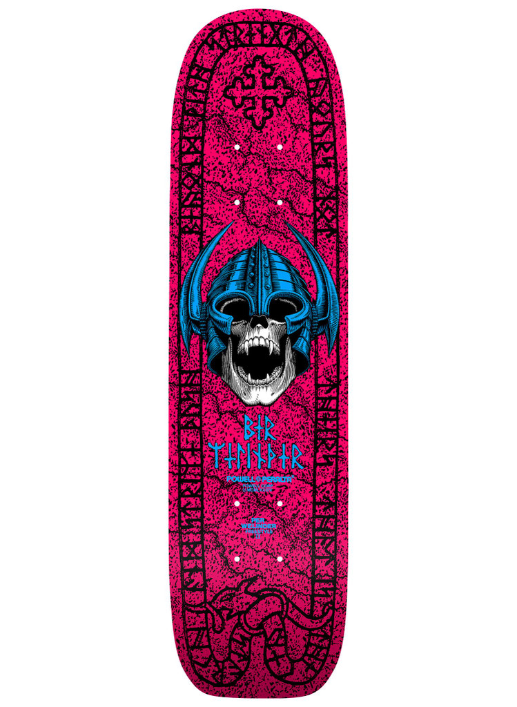 Powell Peralta Per Welinder Nordic Skull Freestyle Deck - 7.25 x 27 Pink