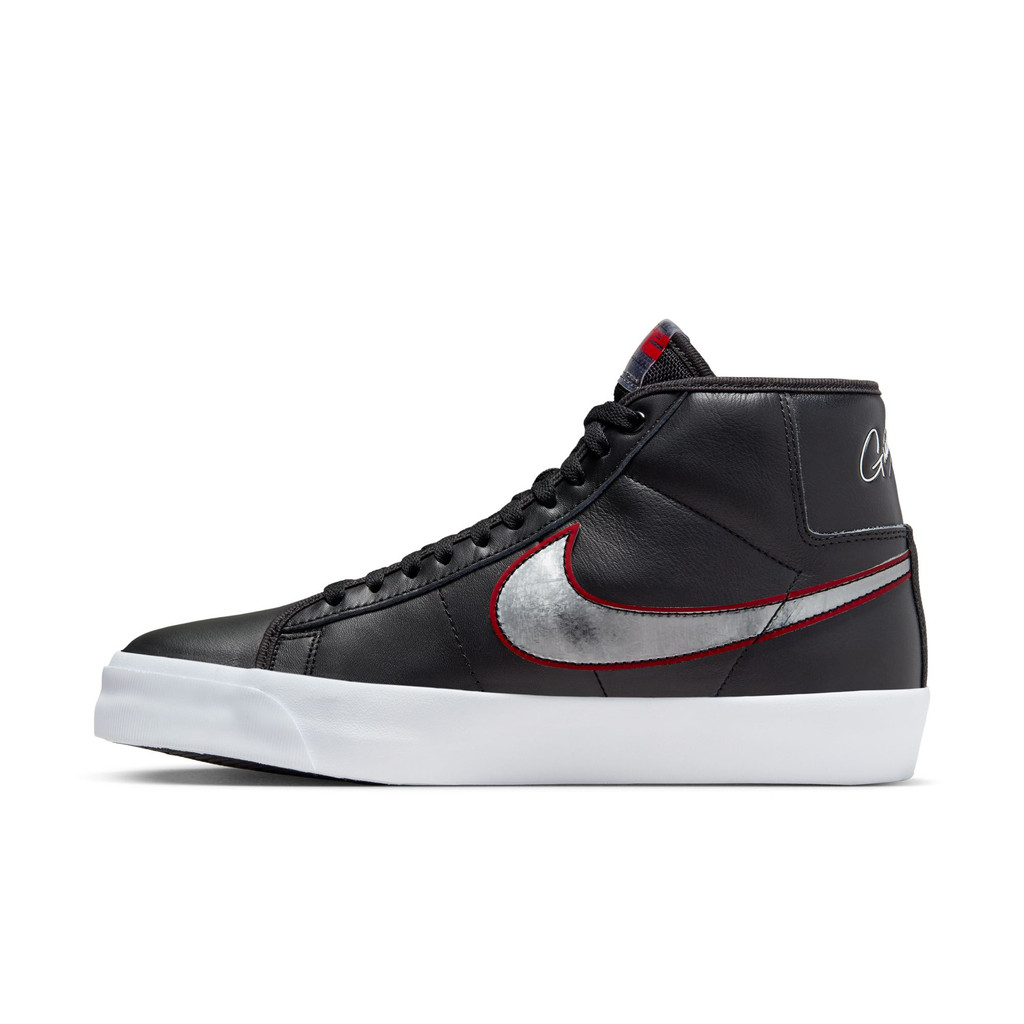 NIKE ZOOM BLAZER MID PRO GT BLACK/METALLIC SILVER