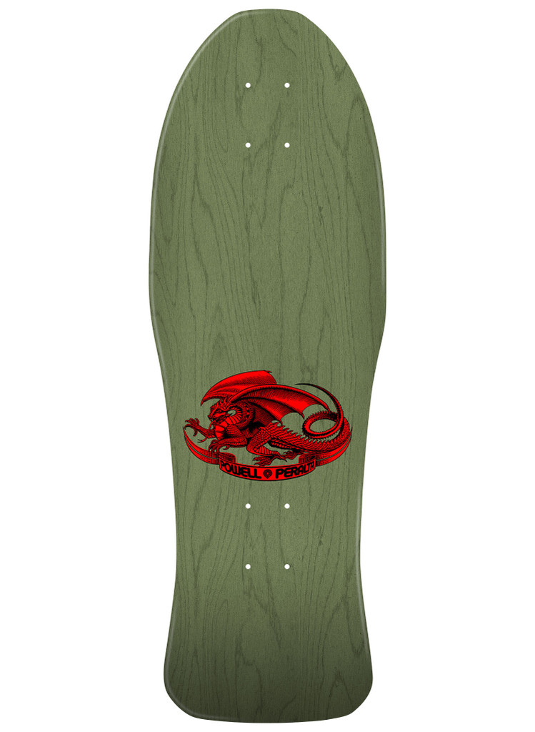 Powell Peralta Caballero Chinese Dragon Reissue Deck 10 x 30 (Sage Green Stain)