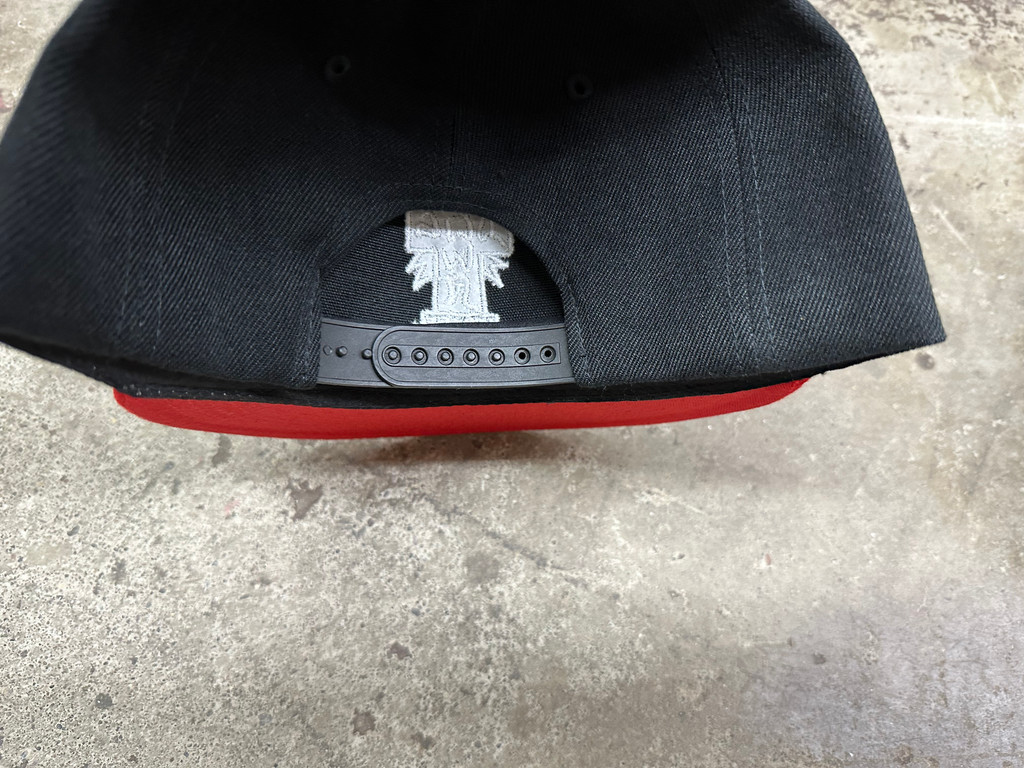 Dogtown Gonz Cross Snapback Hat (Black/Red)