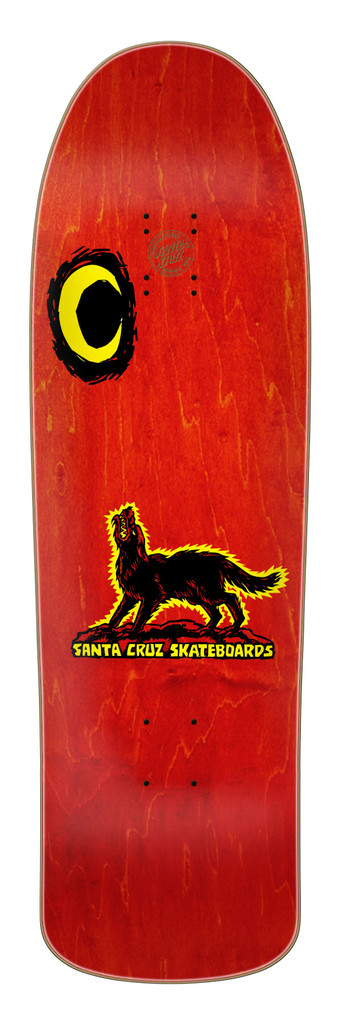 **PRE-ORDER** Santa Cruz Kendall Wolf Reissue Deck 9.28" (Red Stain)