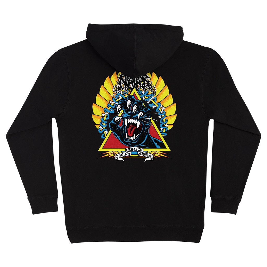 Santa Cruz Natas Screaming Panther Pullover Hooded Sweatshirt (Available in 2 Colors)